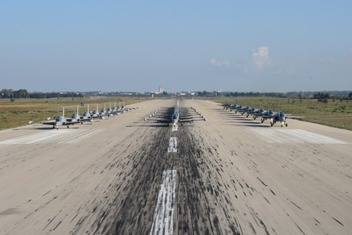 Elephant walk of the 61° Stormo. Photo: Italian Air Force