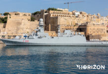 Maiden Call for Italian Frigate Martinengo
