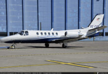 Business Jet crashes in the Baltic Sea Cessna 551, OE-FGR. Photo: Ralf Winter (onespotter.com)