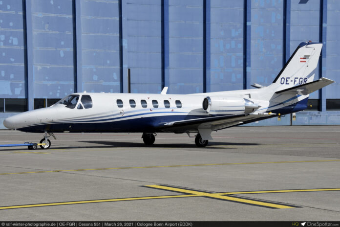 Cessna 551, OE-FGR. Photo: Ralf Winter (onespotter.com)