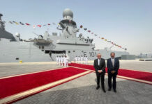 Ceremony held in Qatar for delivery of two naval units