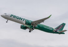 Frontier Airlines Introduces First A321neo with GTF Engines "Frederick the Bald Eagle" is the airline's first A321neo, first GTF-powered aircraft, and first of three special liveries. Photo: Airbus