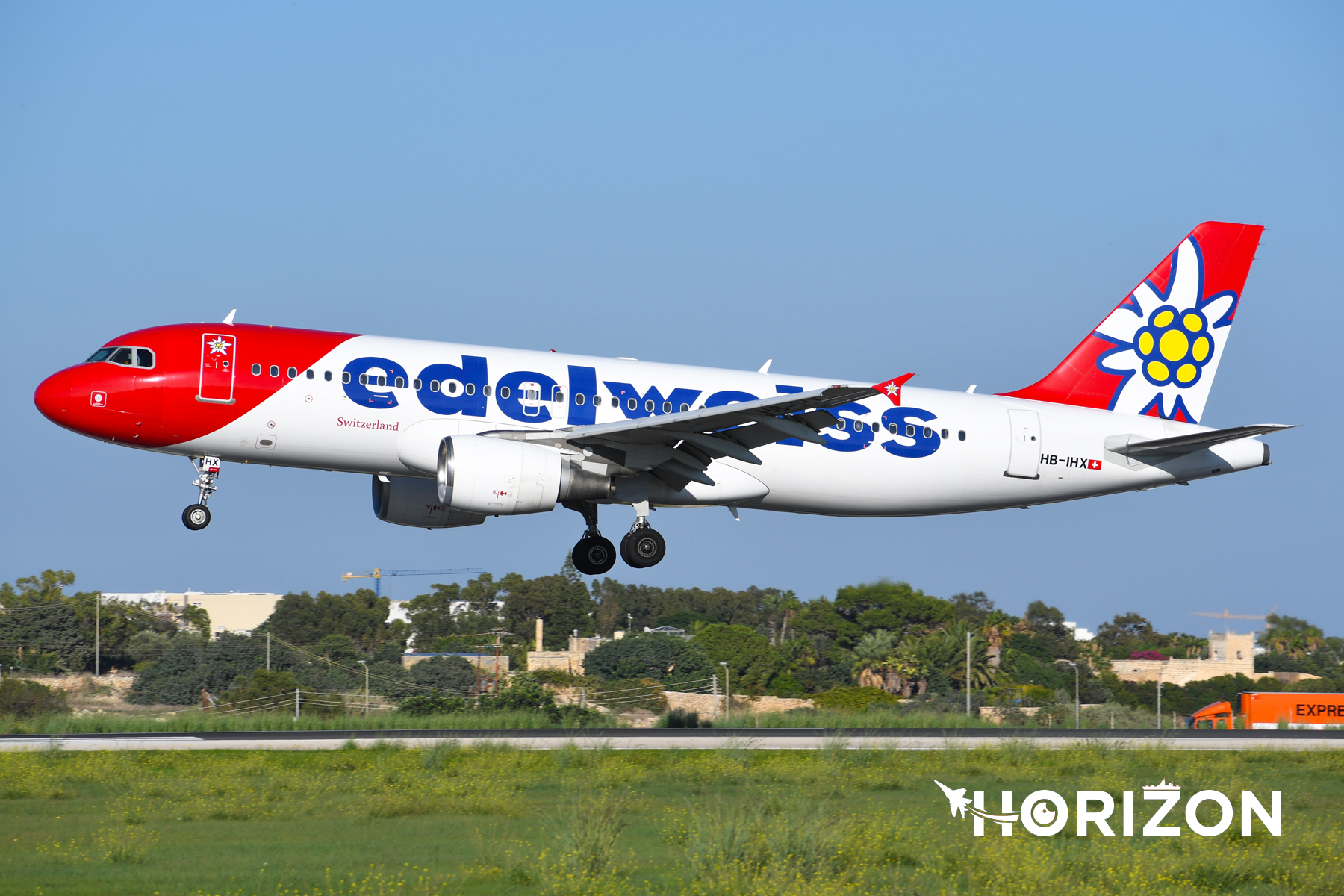 Edelweiss Air Airbus A320-214 HB-IHX. Photo: Aiden Lee Briffa