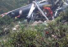 An Agusta A109E helicopter crashed in Puglia, killing all seven occupants