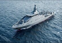 Edge entity ADSB unveils a 51m Offshore Patrol Vessel at Indo Defence 2022