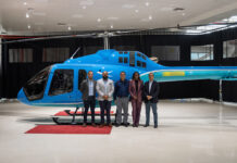 Delivery of first Bell 505 to West Africa