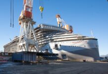 Brilliant Lady floated out in Sestri Ponente