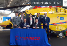 HeliService appointed as a Leonardo Excellent Service Centre to further boost helicopter support services in Germany and in Europe
