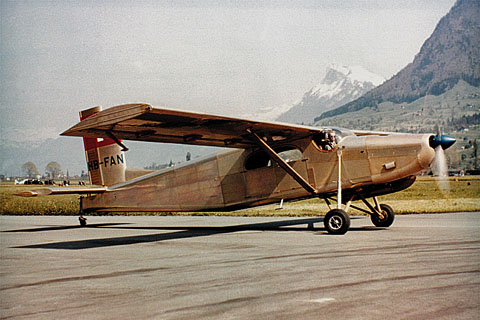 The very first Pilatus PC-6 Porter built - Photo courtesy Pilatus Flugzeugwerke AG © 1959
