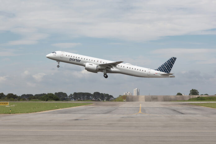 Porter Airlines E195-E2. Photo: Embraer