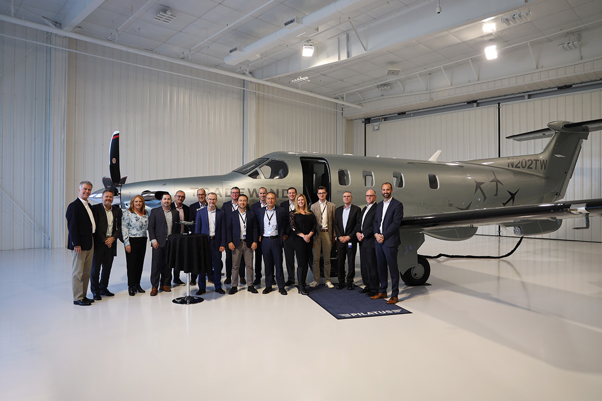 Pilatus Delivers First PC-12 NGX to Tradewind Aviation. Photo: Pilatus Aircraft