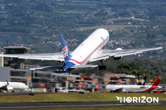 Amerijet International Boeing 767-338ER(BDSF) N316CM. Photo: Stephen Borg