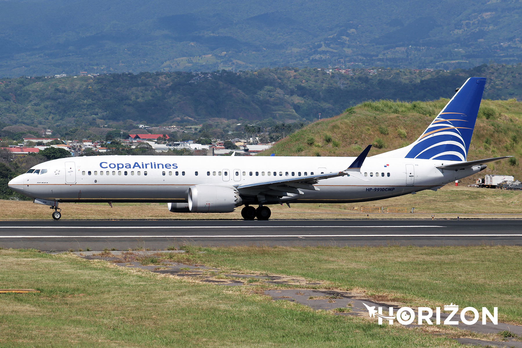 Copa Airlines Boeing 737-9 MAX HP-9910CMP. Photo: Stephen Borg