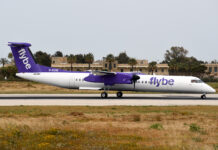 Flybe: All flights cancelled as airline ceases trading A Flybe aircraft preparing for take off after maintenance at Medavia Technics. File Photo: Aiden Lee Briffa