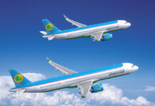 Uzbekistan Airways orders 12 A320neo Family aircraft
