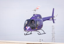 BELL 505 becomes world’s first single engine helicopter to fly using 100% SAF