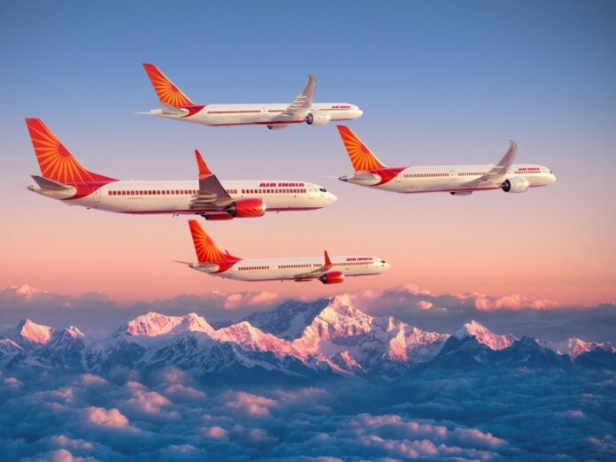 Air India future fleet with plans to invest in 190 737 MAX, 20 787 Dreamliner and 10 777X airplanes. Photo: Boeing