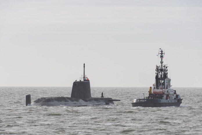 Royal Navy Astute Submarine. Photo: BAE Systems