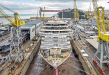 “Seven Seas Grandeur” floated out in Ancona