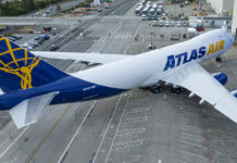 Boeing, Atlas Air Celebrate Delivery of Final 747 Boeing and Atlas Air Worldwide joined thousands of people – including current and former employees as well as customers and suppliers – to celebrate the delivery of the final 747 to Atlas, bringing to a close more than a half century of production. Photo: Boeing