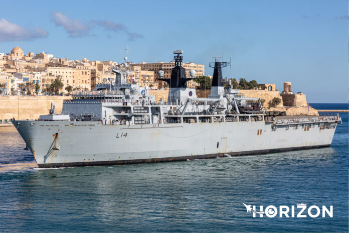 Royal Navy HMS Albion (L14). Photo: Paul Spiteri Lucas