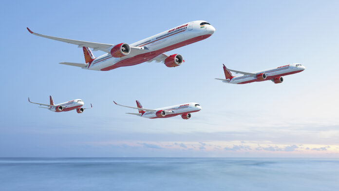 Air India future Airbus fleet. Photo: Airbus