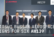 Mitsui Bussan Aerospace signs for six AW139 helicopters further strengthening the type’s market leadership in Japan