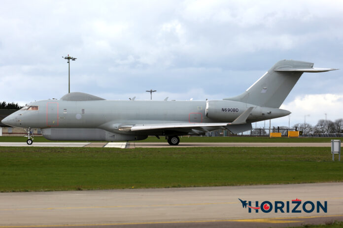 Raytheon Bombardier Sentinel R.1 N690BD. Photo: Massimo Farrugia