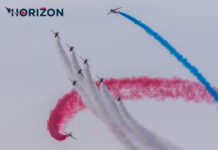 Malta International Airshow is back The Royal Air Force Aerobatic Team the Red Arrows performing during the Malta International Airshow 2021. Photo: Paul Spiteri Lucas