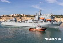 Visit on the Royal Fleet Auxiliary Casualty Ship RFA Argus