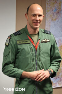 RAF Group Captain Jim Calvert MA RAF.  Photo: Paul Spiteri Lucas