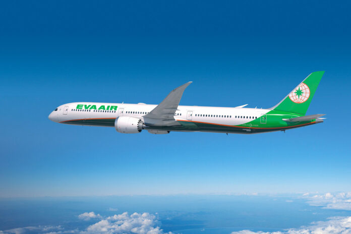 Eva Air Boeing 787-9 Dreamliner. Photo: Boeing