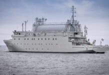 Saab delivers new SIGINT-ship HMS Artemis to the Swedish Defence Materiel Administration
