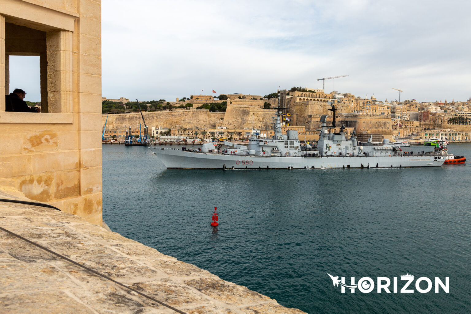 Italian Navy Luigi Durand de la Penne destroyer visits Valletta — Horizon