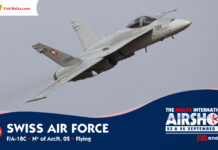 Swiss F-18 Hornet Confirmed for Malta International Airshow 2023 F/A-18 Swiss Hornet Solo Display Team. Photo: Malta International Airshow