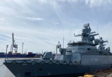 German Navy christens Emden, a second K130 Batch II corvette