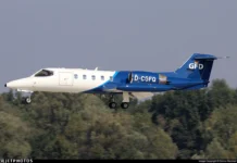 Two pilots dead as GFD learjet crashes at Hohn