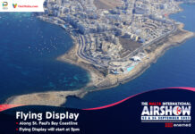 Malta International Airshow Unveils Locations for Upcoming Event Malta International Airshow - Flying Display Area. Photo: Malta International Airshow