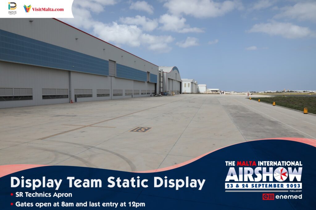 Malta International Airshow - Static Display Area. Photo: Malta International Airshow