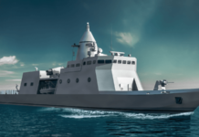 ADSB unveils 92m corvette design at LIMA 2023