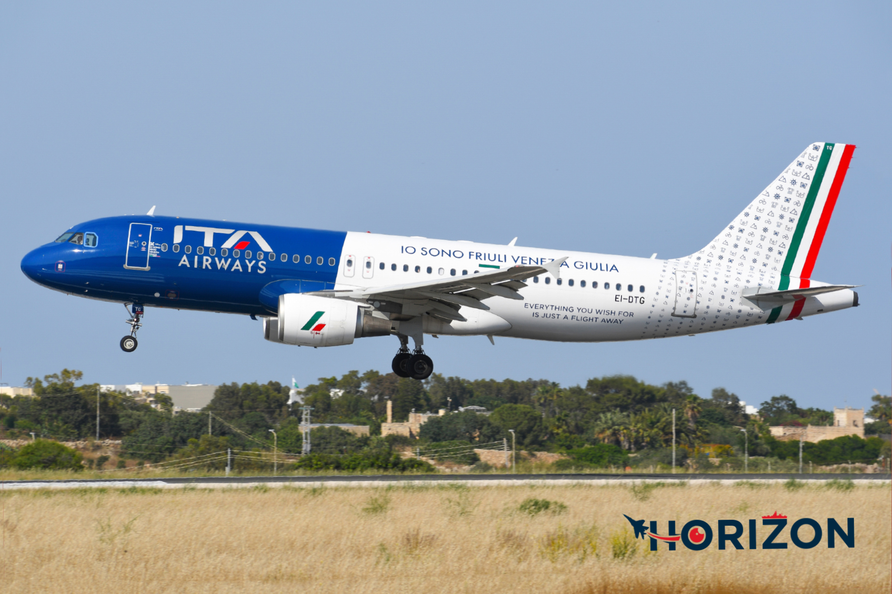 ITA Airways Airbus A320-216 EI-DTG. Photo: Aiden Lee Briffa