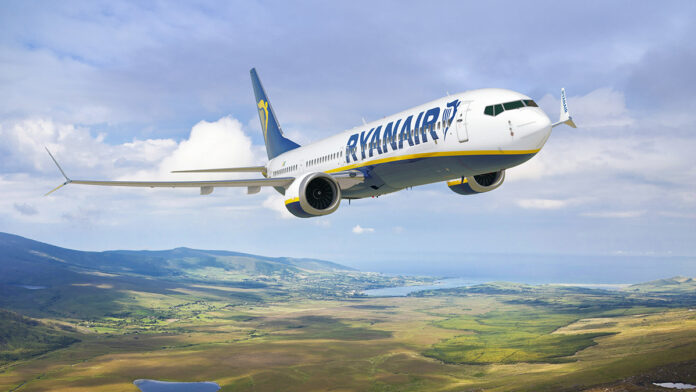 Ryanair Boeing 737 Max. Photo: Boeing