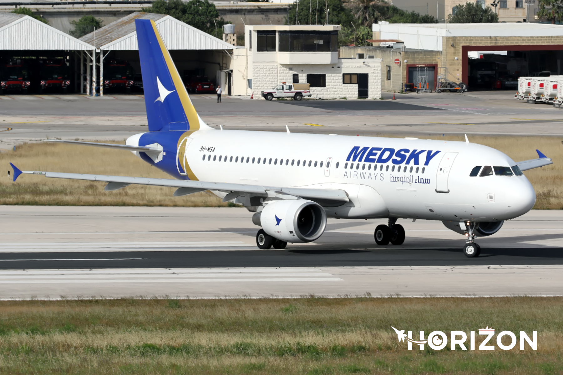 Medsky Airways Airbus A320-214 9H-MSA. Photo: Christopher Ebejer