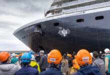 Cunard celebrates the float out of Queen Anne with milestone ceremony in Italy