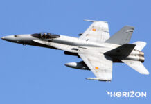 F-18 Fighter Jet Crashes at Zaragoza Airbase, pilot ejects Spanish Air Force F-18 Hornet. Photo (File): Massimo Farrugia