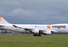 Magma Aviation inaugurates its first regular flights into China