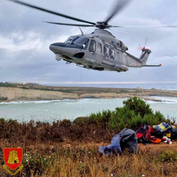 AFM rescue at Delimara