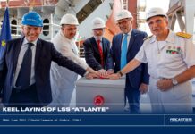 Keel Laying in Castellammare of “Atlante”, the 2nd LSS unit for the Italaian Navy