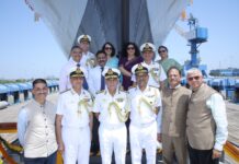 Launch of ‘Anjadip’ third ship of ASW SWC of Indian Navy