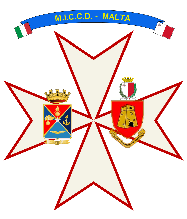 The crest of the Missione Italiana di Collaborazione nel Campo della Difesa.